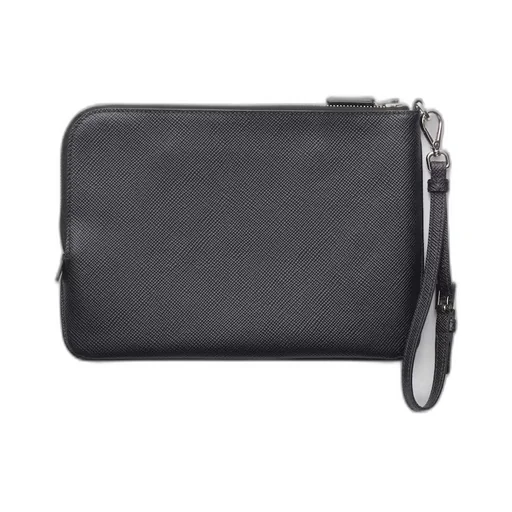 Small Saffiano leather pouch
