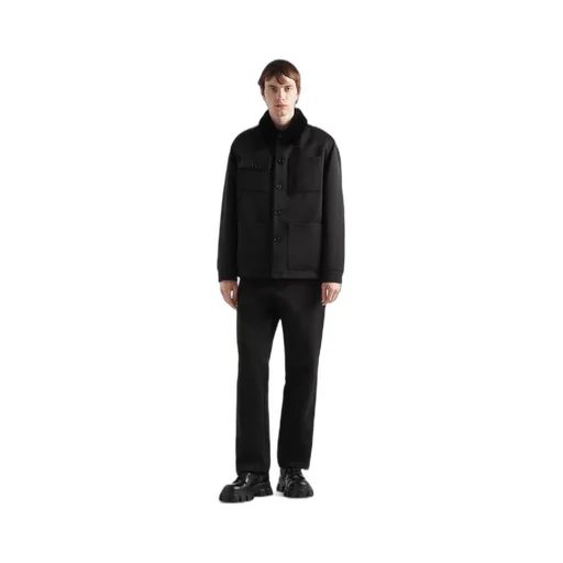 Silk and cotton blouson jacket