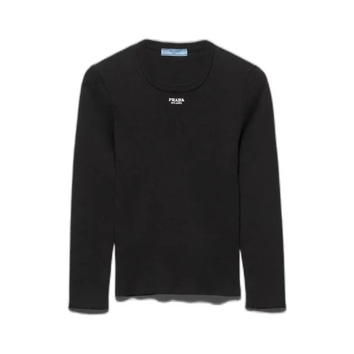 Cotton crew-neck sweater