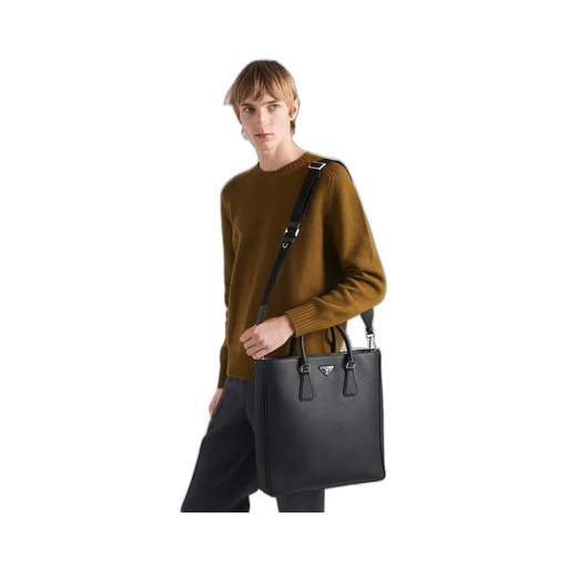 Saffiano leather tote bag