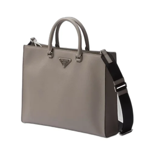 Saffiano leather tote bag