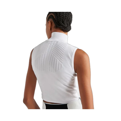 Tech Rec Re-Nylon piqué sleeveless top