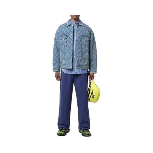 Oversized Padded Denim Jacket