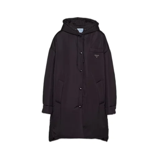 Oversized light Re-Nylon raincoat