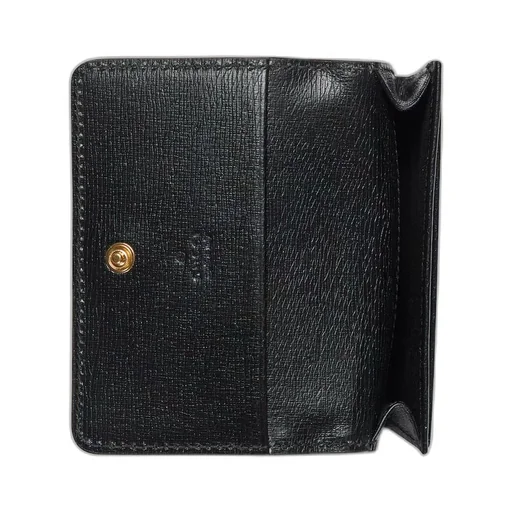 Card case with Gucci script