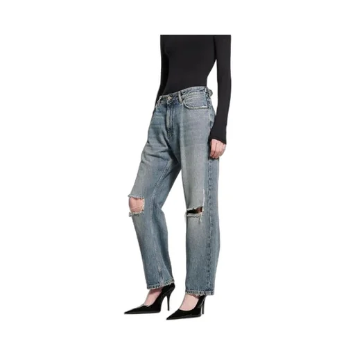 Loose Fit Buckle Pants