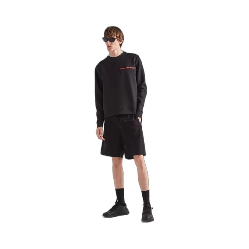 Recycled double jersey sweatshirt