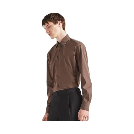 Stretch cotton shirt