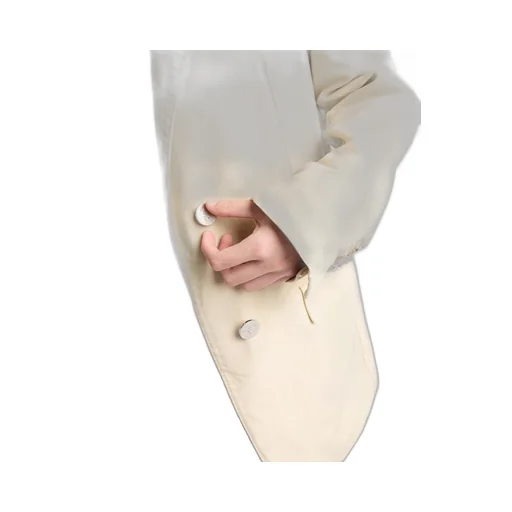 Single-breasted old canvas jacket