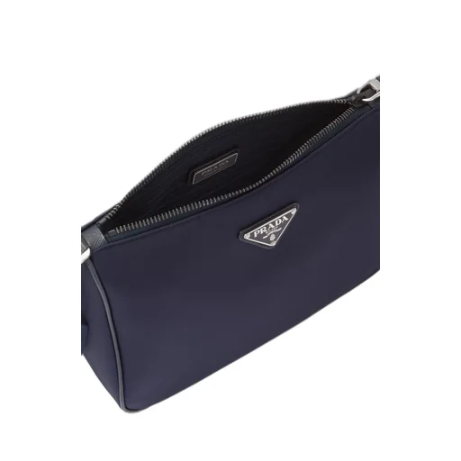 Re-Nylon and Saffiano leather shoulder bag