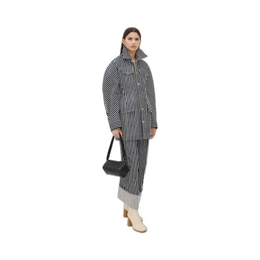 Striped Cotton Drill Jacket