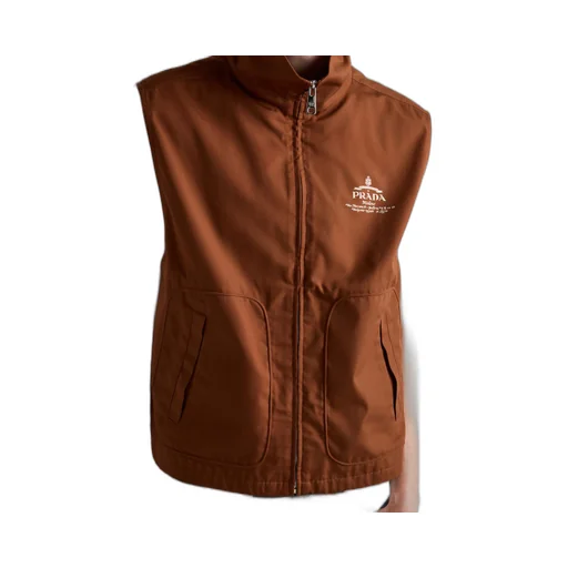 Cotton blend vest