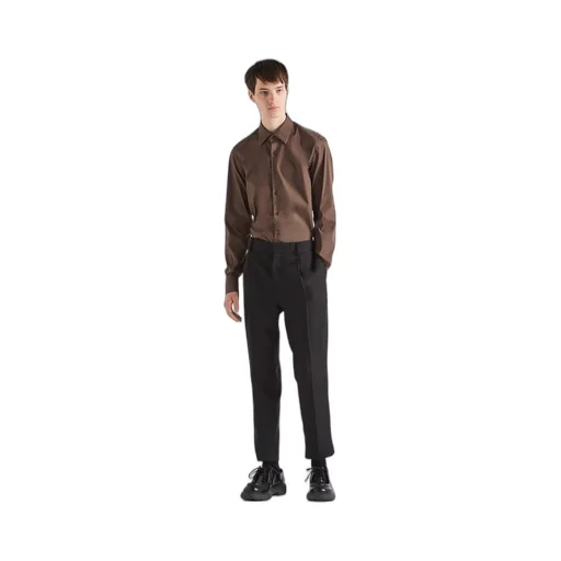 Stretch cotton shirt