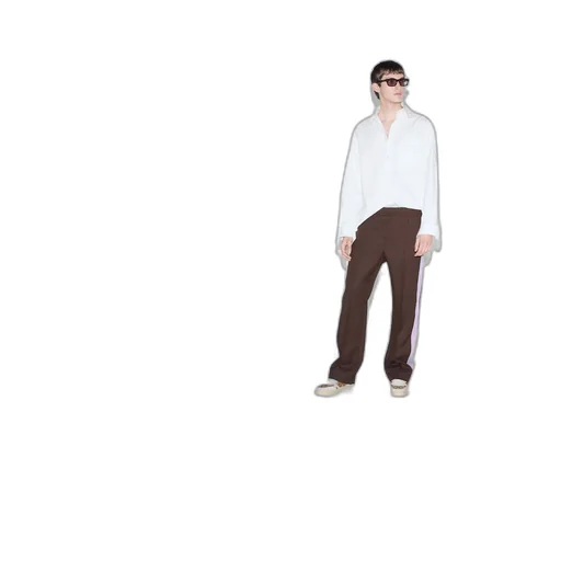 Cotton poplin shirt with Gucci detail