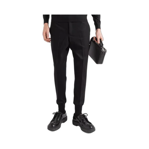 Wool blend pants