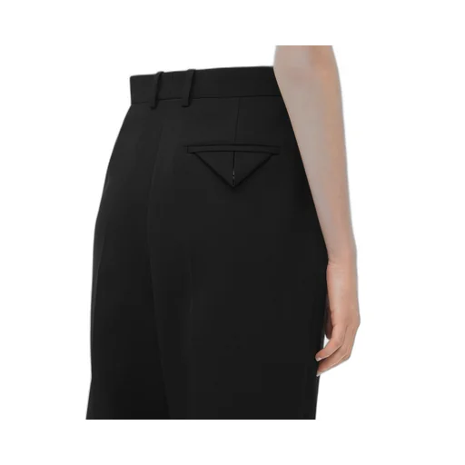 Wool Grain De Poudre Trousers