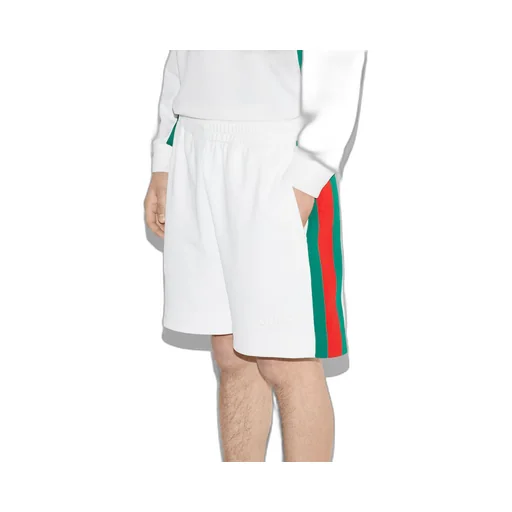 Shorts with Web intarsia