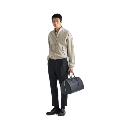 Saffiano leather travel bag
