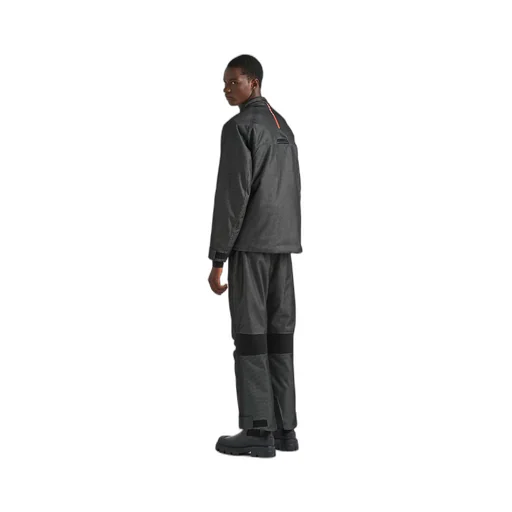 Reflective fabric ski jacket