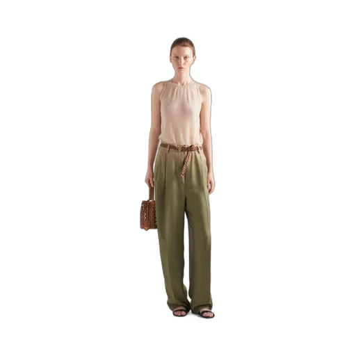 Gradient twill pants