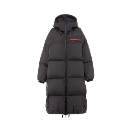 Oversized technical Re-Nylon down coat