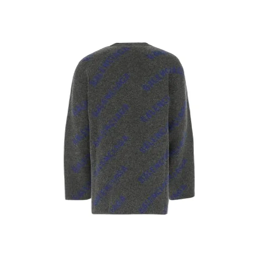 Intarsia Knit Logo Jumper