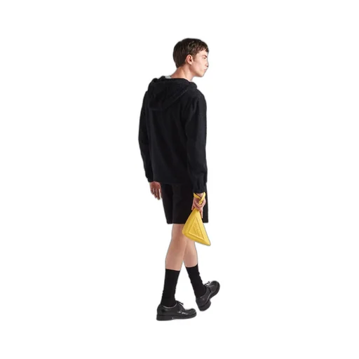 Terrycloth hoodie jacket