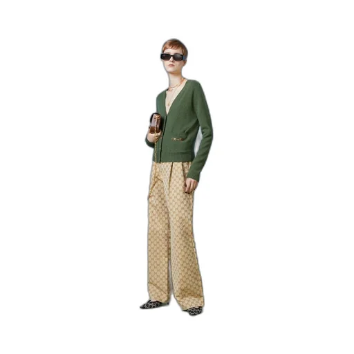 Cashmere cardigan with Horsebit