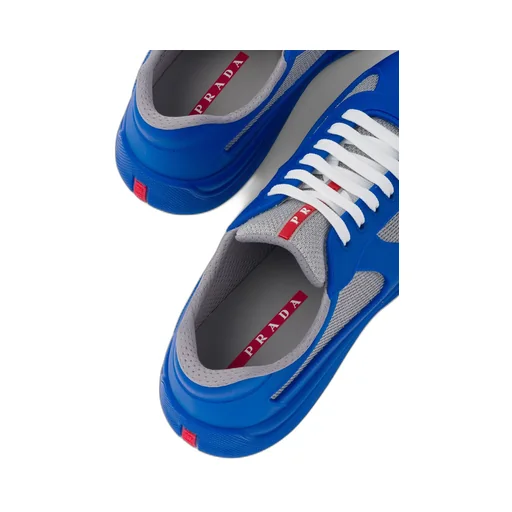 Prada America's Cup Soft rubber and bike fabric sneakers