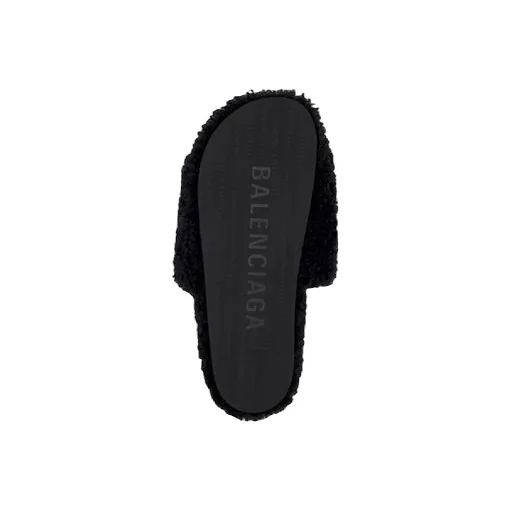 Furry Slide Sandal
