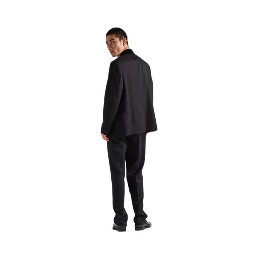 Double-breasted wool jacket