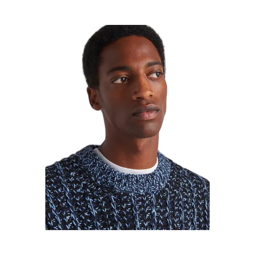 Wool and cashmere crew-neck sweater