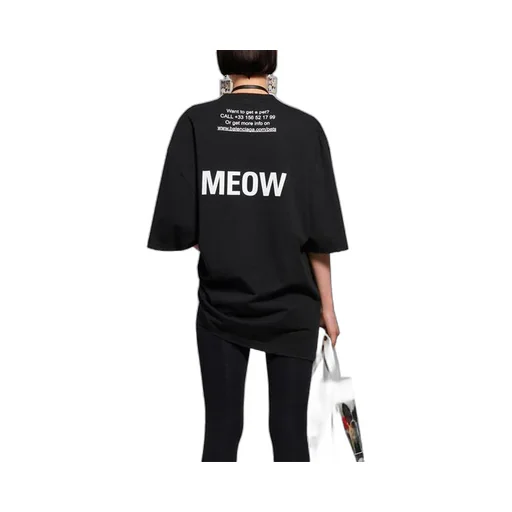 I Love Cats Print T-Shirt