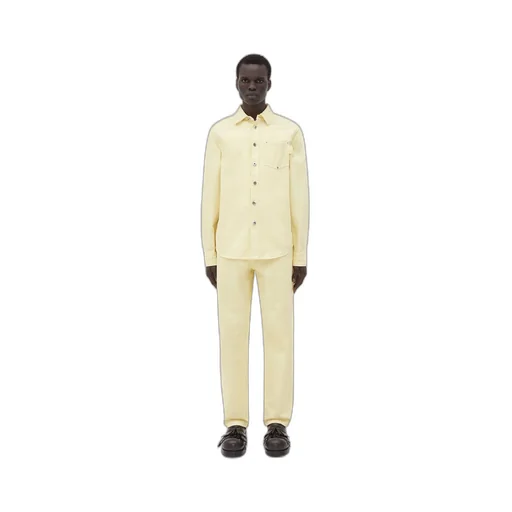Yellow Wash Denim Shirt