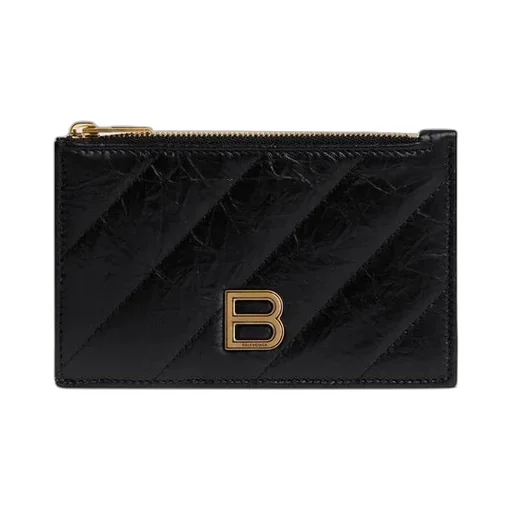 Crush Long Coin And Card Holder Quilted