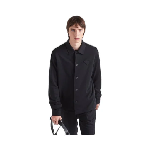 Wool blend shirt
