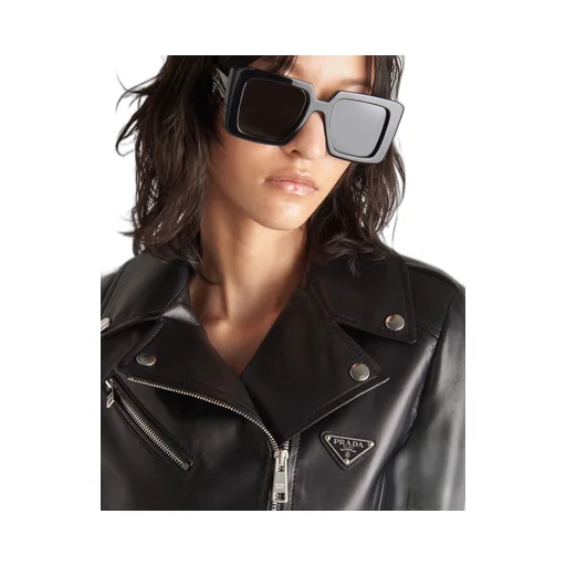 Nappa leather biker jacket