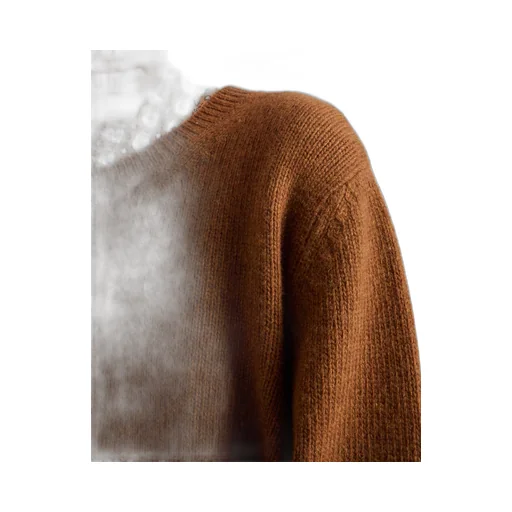 Wool and cashmere crew-neck sweater