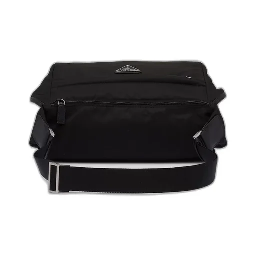 Re-Nylon and Saffiano leather shoulder bag