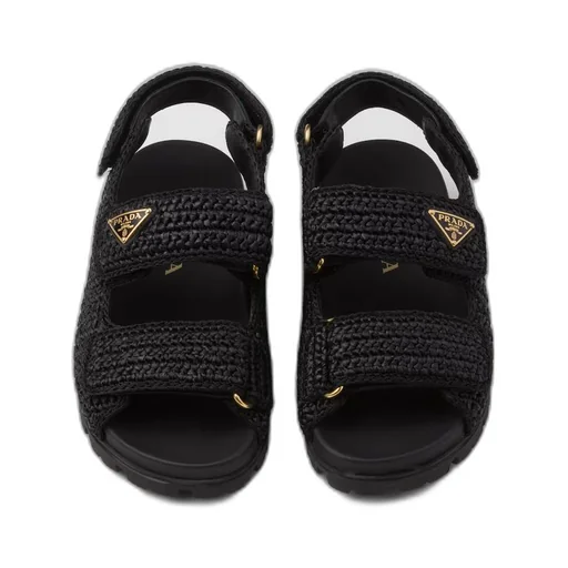 Crochet sandals