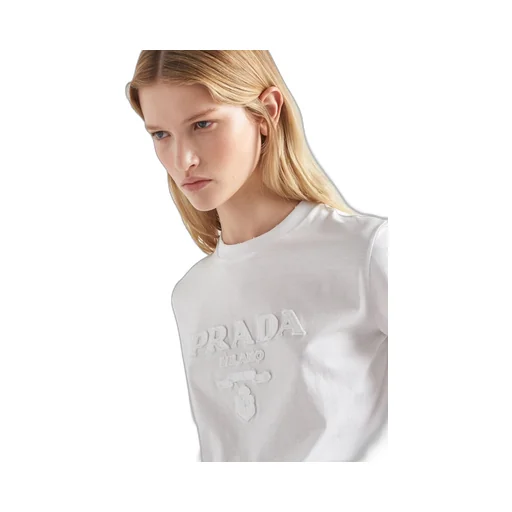 Embroidered jersey T-shirt