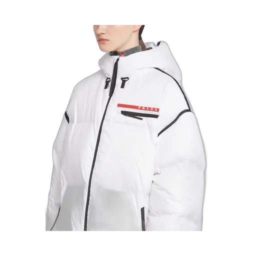 Oversized technical Re-Nylon down coat