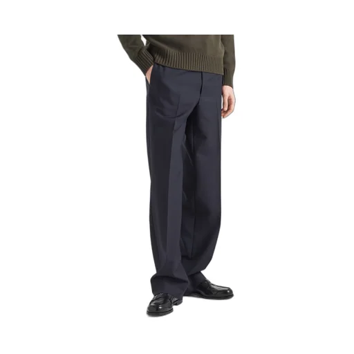 Wool and mohair pants