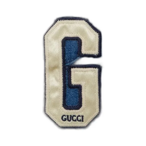 Denim shorts with G Gucci patch