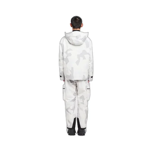 Printed technical fabric snowboard jacket