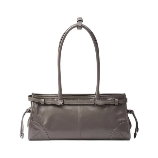 Medium leather handbag