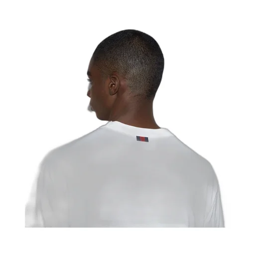 Cotton jersey T-shirt with embroidery
