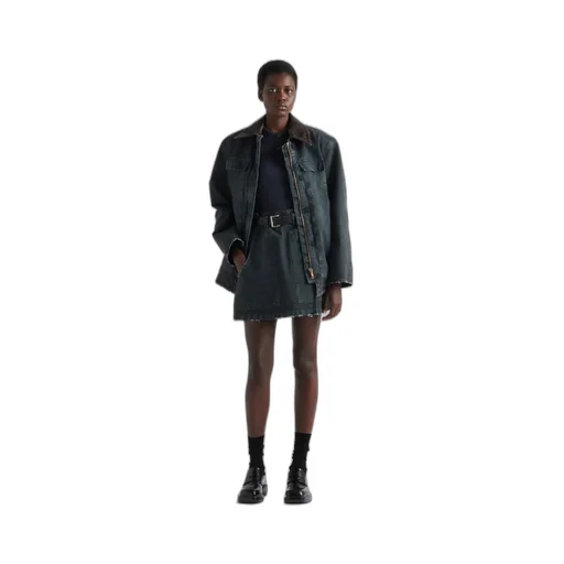 Canvas miniskirt