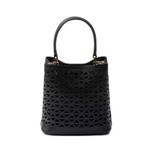 Prada Panier leather mini-bag with cut-out motif