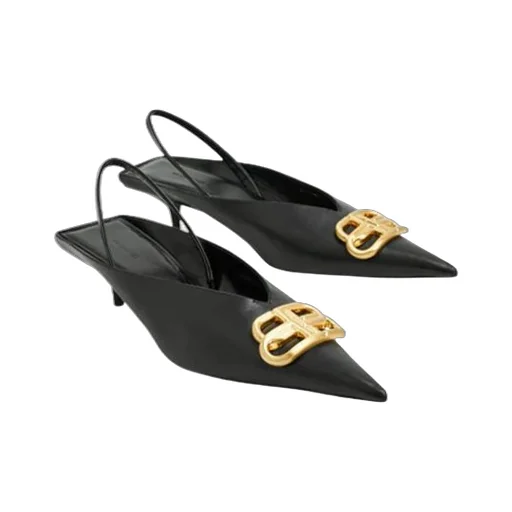 BB Square Knife Slingback pumps